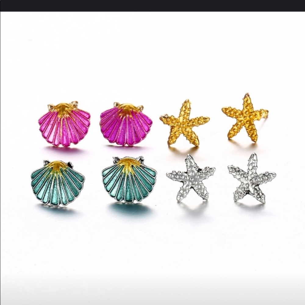 *LAST ONE*Mermaid Earring Bundle 🧜🏼‍♀️ - Picture 2 of 6